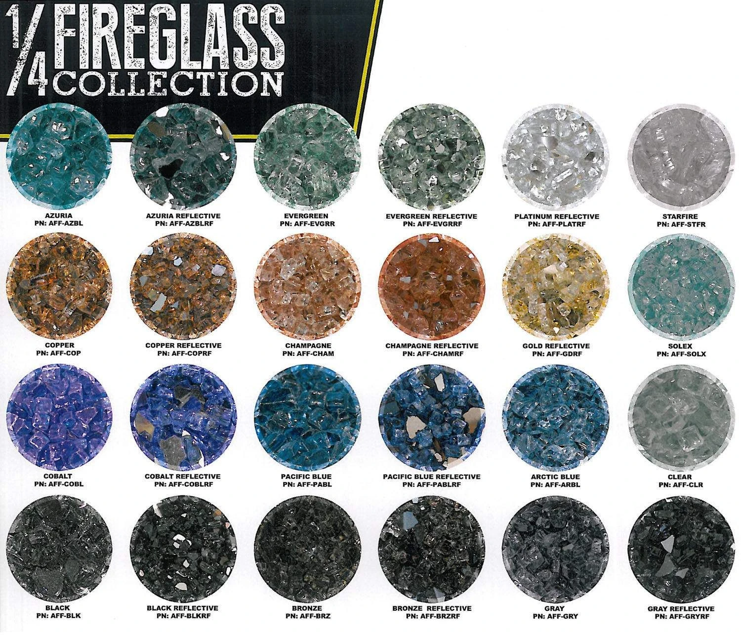 American Fire Glass Fire Glass Sample Pack, (Choose 5) 3 American Fire Glass Fire Glass Sample Pack, (Choose 5) - Image 3