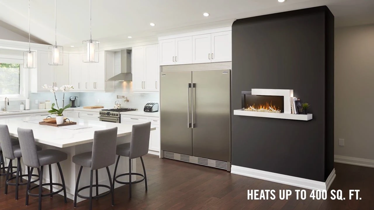 Napoleon NEFP32-5320BW Stylus Steinfeld Wall Mount Electric Fireplace With Remote And Wood Surround 9 Napoleon NEFP32-5320BW Stylus Steinfeld Wall Mount Electric Fireplace With Remote And Wood Surround - Image 9