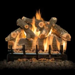 Grand Canyon Arizona Weathered Oak Vented Gas Log Set With ANSI Burner