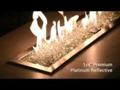 American Fire Glass 1/4-Inch Premium Fire Glass, 10-Pounds, Platinum Reflective -Heating Equipment Store 5Ot1AJqWXxY 32
