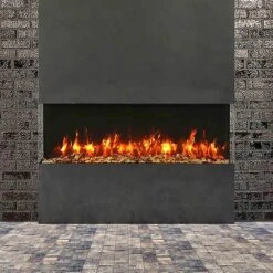 Remii BAY-SLIM Indoor/Outdoor Built-In 3-Sided Electric Fireplace With Decorative Media 10 Remii BAY-SLIM Indoor/Outdoor Built-In 3-Sided Electric Fireplace With Decorative Media -Heating Equipment Store 60 bay slim a 09 21