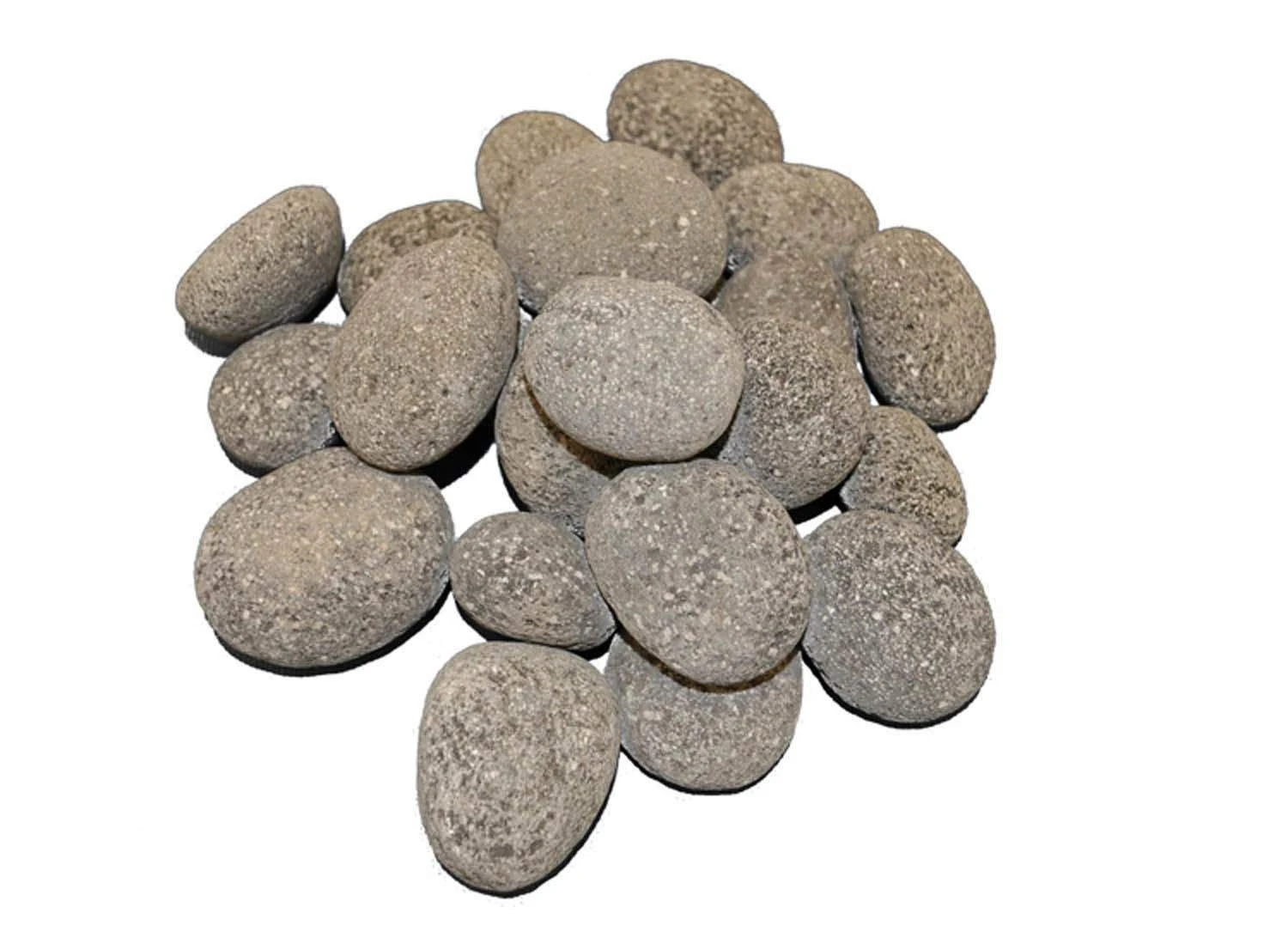 HPC Fire 857S Grey Rolled Lava Stone, 1/2 Cubic Foot, 1-2 Inches 2 HPC Fire 857S Grey Rolled Lava Stone, 1/2 Cubic Foot, 1-2 Inches - Image 2
