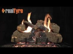 Real Fyre CHD Charred Oak Vented Gas Log Set, ANSI Certified -Heating Equipment Store D4CTbhOxT5g 11380