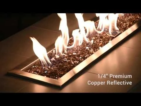 American Fire Glass 1/4-Inch Premium Fire Glass, 10-Pounds, Copper Reflective 6 American Fire Glass 1/4-Inch Premium Fire Glass, 10-Pounds, Copper Reflective - Image 6