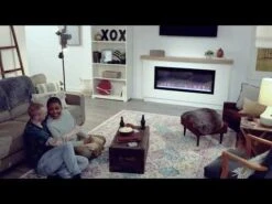 Simplifire 50-Inch Allusion Platinum Linear Electric Fireplace With Ready-to-Finish Boyd Build-Out Mantel Package -Heating Equipment Store RVjyiDcZ4yo 3