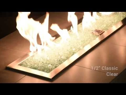American Fire Glass 1/2-Inch Classic Fire Glass, 10-Pounds, Clear 6 American Fire Glass 1/2-Inch Classic Fire Glass, 10-Pounds, Clear - Image 6