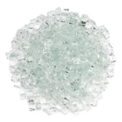 American Fire Glass 1/2-Inch Classic Fire Glass, 10-Pounds, Clear