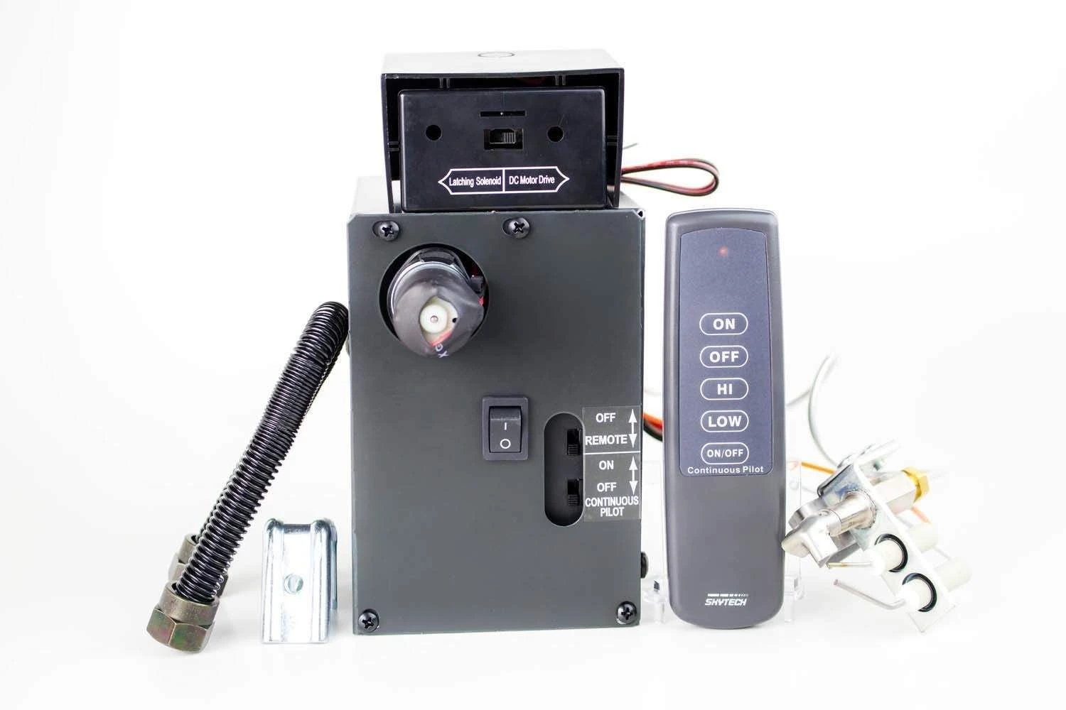 Skytech AFVK-SP-MH/L Manual Hi/Lo Spark To Pilot Gas Valve Kit With On/Off/Hi/Lo Remote 1 Skytech AFVK-SP-MH/L Manual Hi/Lo Spark To Pilot Gas Valve Kit With On/Off/Hi/Lo Remote