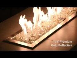 American Fire Glass 1/4-Inch Premium Fire Glass, 10-Pounds, Gold Reflective -Heating Equipment Store bq1gubcT6CE 32