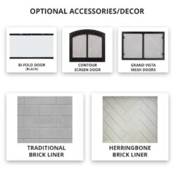 Majestic SB80 Biltmore 42-Inch Radiant Wood Burning Fireplace -Heating Equipment Store deco front options biltmore majestic 12 20