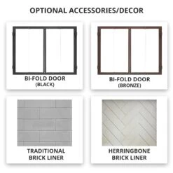 Majestic ASH36 Ashland 36-Inch Radiant Wood Burning Fireplace -Heating Equipment Store deco front options majestic 12 20 1