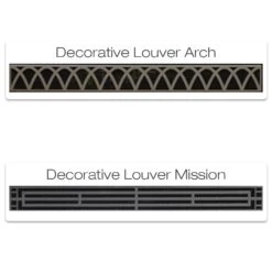 Empire White Mountain Hearth DVD48FP Tahoe Direct Vent Deluxe Fireplace, 48-Inches 11 Empire White Mountain Hearth DVD48FP Tahoe Direct Vent Deluxe Fireplace, 48-Inches -Heating Equipment Store decorative louvers 1