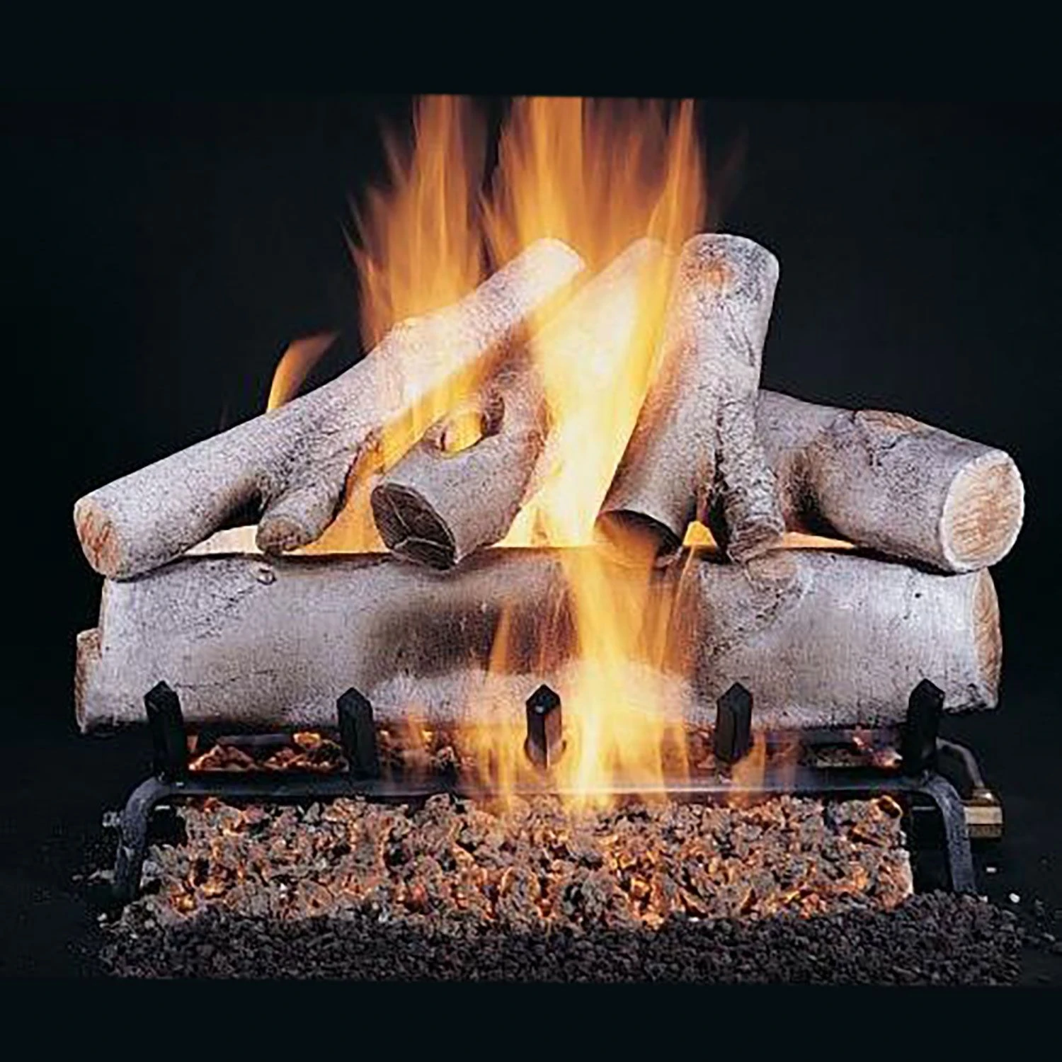 Rasmussen DF-WB White Birch Double Sided Gas Logs Only 1 Rasmussen DF-WB White Birch Double Sided Gas Logs Only