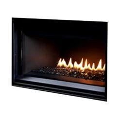 Superior DRL2045 45-Inch Electronic Ignition Direct Vent Gas Fireplace With Crushed Glass Media