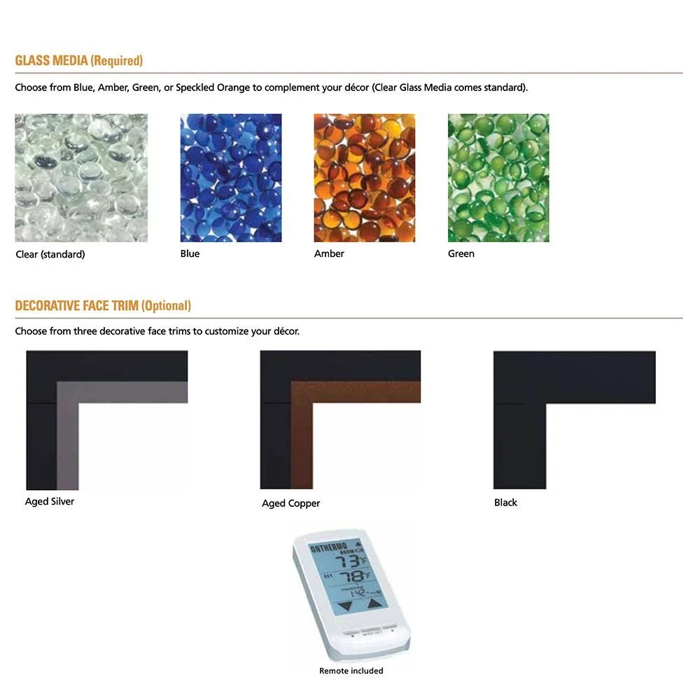 Superior DRL4543 43-Inch Electronic Ignition Direct Vent Gas Fireplace With Remote & Smooth Glass Media 4 Superior DRL4543 43-Inch Electronic Ignition Direct Vent Gas Fireplace With Remote & Smooth Glass Media - Image 4