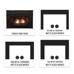 Empire White Mountain Hearth DVC28IN Innsbrook Clean-Face Direct Vent Gas Fireplace Insert, 28-Inches 8 Empire White Mountain Hearth DVC28IN Innsbrook Clean-Face Direct Vent Gas Fireplace Insert, 28-Inches -Heating Equipment Store dv28in surround 1
