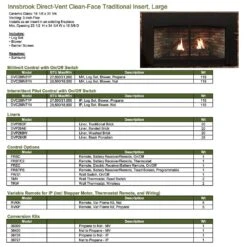 Empire White Mountain Hearth DVC28IN Innsbrook Clean-Face Direct Vent Gas Fireplace Insert, 28-Inches 11 Empire White Mountain Hearth DVC28IN Innsbrook Clean-Face Direct Vent Gas Fireplace Insert, 28-Inches -Heating Equipment Store dvc28in specs a 10 21