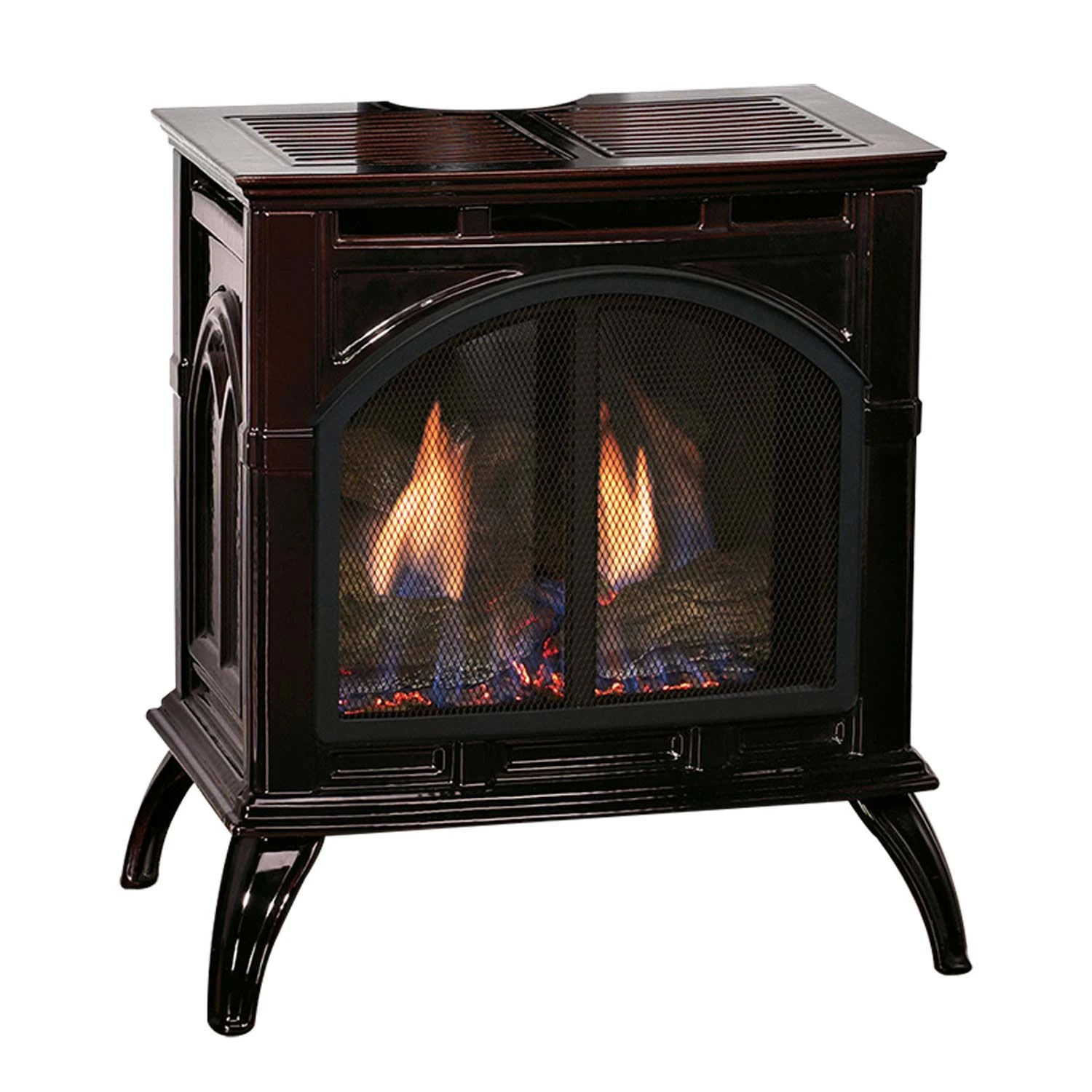 Empire White Mountain Hearth DVP20CC Direct-Vent Cast Iron Stove With Slope Glaze Burner, 20-Inches 1 Empire White Mountain Hearth DVP20CC Direct-Vent Cast Iron Stove With Slope Glaze Burner, 20-Inches