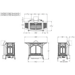 Empire White Mountain Hearth DVP20CC Direct-Vent Cast Iron Stove With Slope Glaze Burner, 20-Inches 15 Empire White Mountain Hearth DVP20CC Direct-Vent Cast Iron Stove With Slope Glaze Burner, 20-Inches -Heating Equipment Store dvp20cc specs