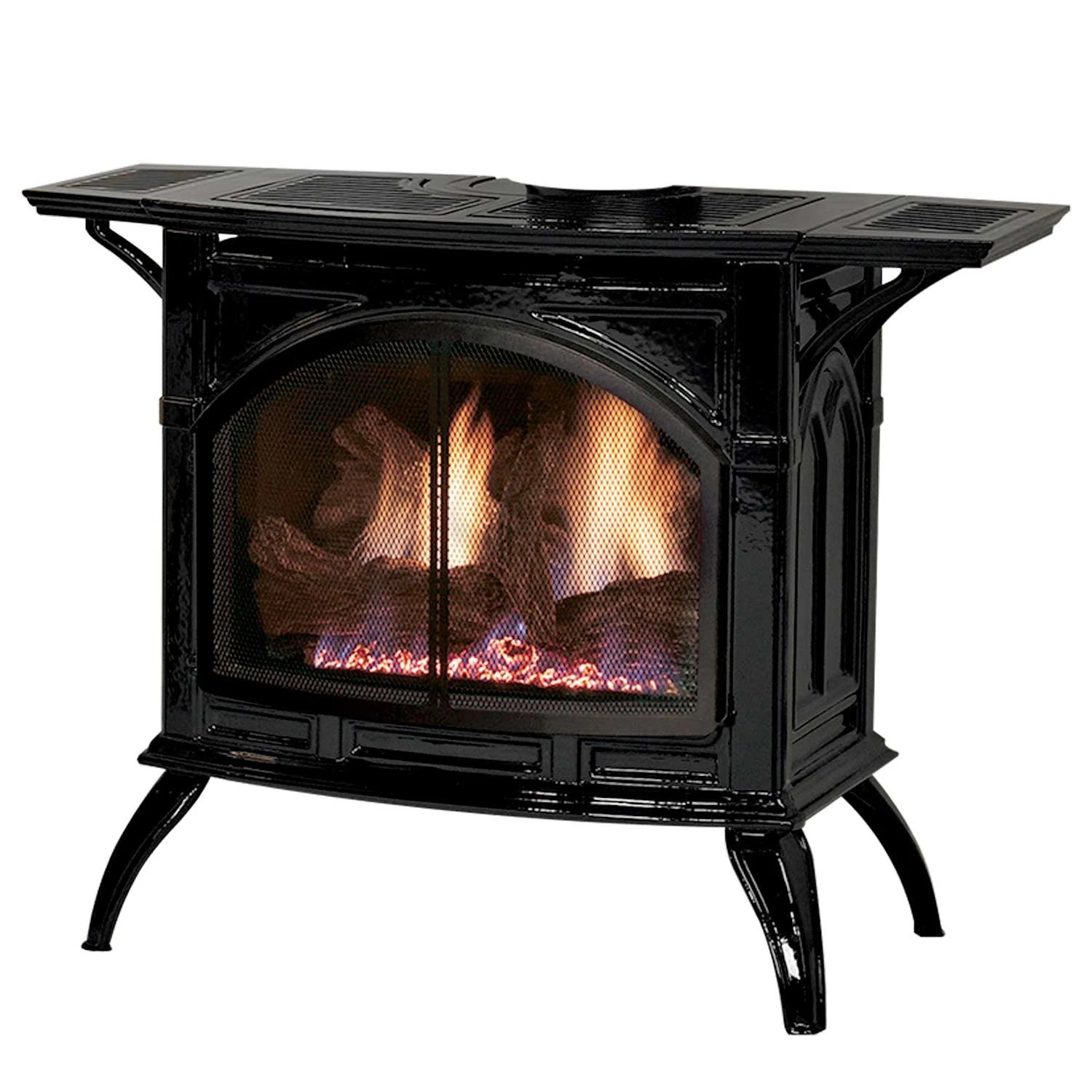 Empire White Mountain Hearth DVP30CC Direct-Vent Cast Iron Stove With Slope Glaze Burner, 30-Inches 1 Empire White Mountain Hearth DVP30CC Direct-Vent Cast Iron Stove With Slope Glaze Burner, 30-Inches