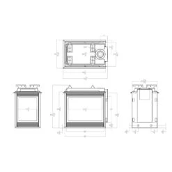 Empire White Mountain Hearth DVP36P Tahoe Direct Vent Premium Peninsula Gas Fireplace, 36-Inches 7 Empire White Mountain Hearth DVP36P Tahoe Direct Vent Premium Peninsula Gas Fireplace, 36-Inches -Heating Equipment Store dvp36 dimensions