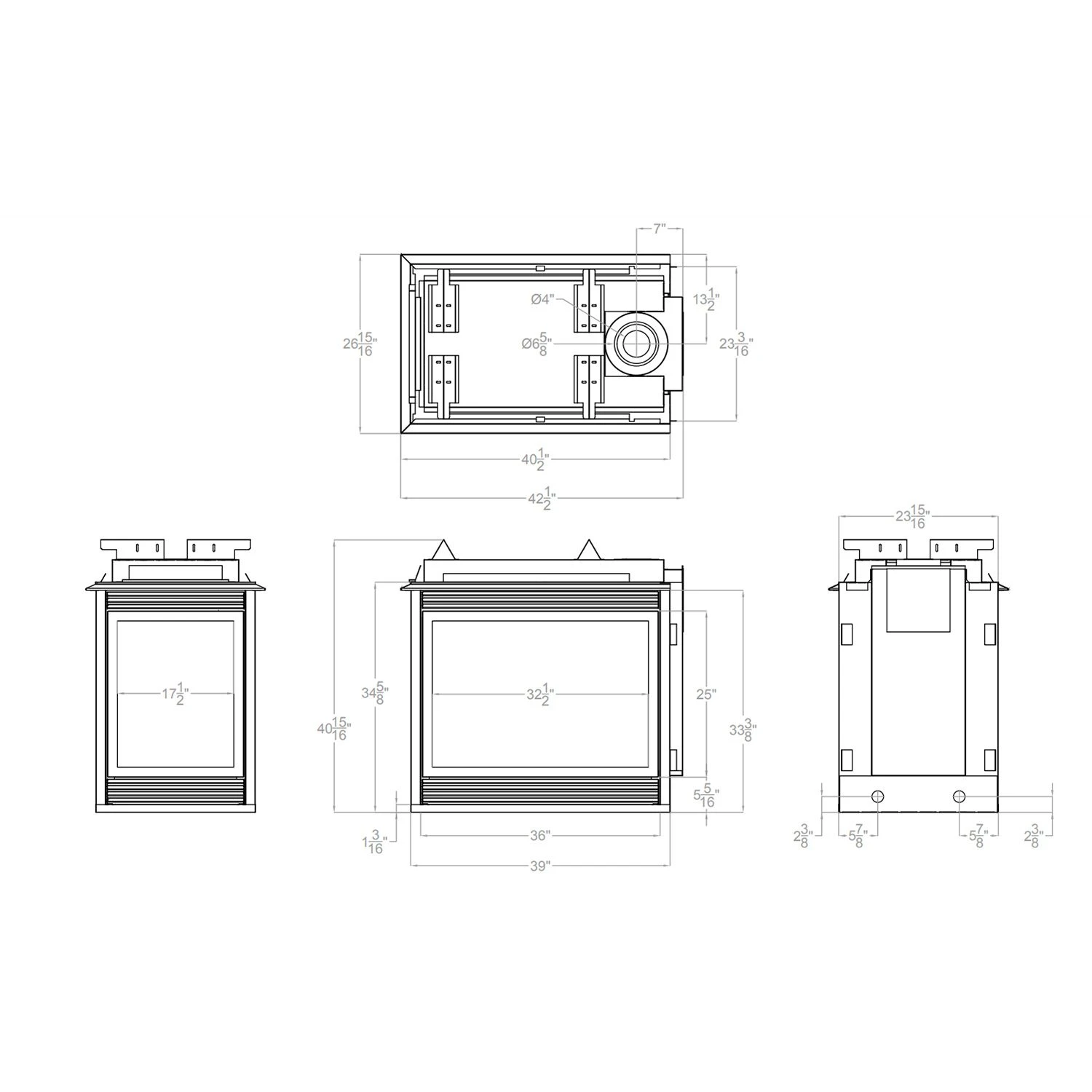 Empire White Mountain Hearth DVP36P Tahoe Direct Vent Premium Peninsula Gas Fireplace, 36-Inches 4 Empire White Mountain Hearth DVP36P Tahoe Direct Vent Premium Peninsula Gas Fireplace, 36-Inches - Image 4