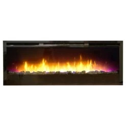 Empire White Mountain Hearth EBL50 Nexfire 50-Inch Linear Electric Fireplace With LED Lights, Remote And Crushed Glass