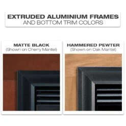 Empire White Mountain Hearth DVD48FP Tahoe Direct Vent Deluxe Fireplace, 48-Inches 12 Empire White Mountain Hearth DVD48FP Tahoe Direct Vent Deluxe Fireplace, 48-Inches -Heating Equipment Store extruded aluminum frames