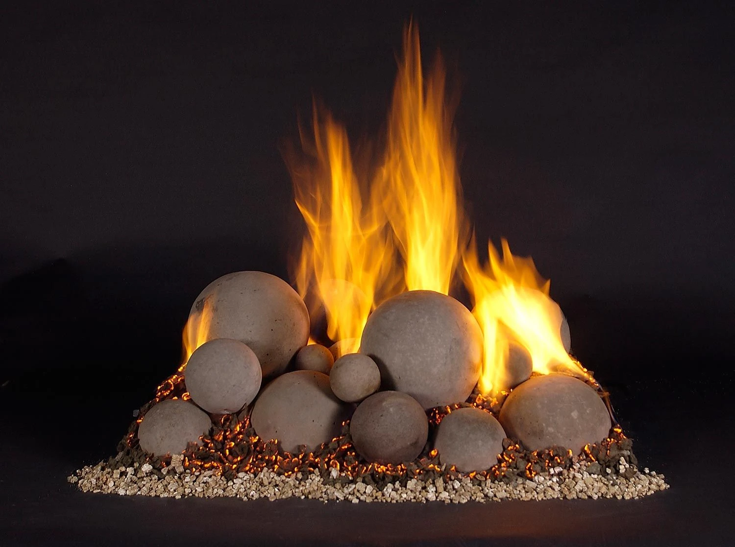 Rasmussen BALL30-A Mixed Smooth FireBalls For 30-Inch Linear Burner, 29-Piece Set 3 Rasmussen BALL30-A Mixed Smooth FireBalls For 30-Inch Linear Burner, 29-Piece Set - Image 3