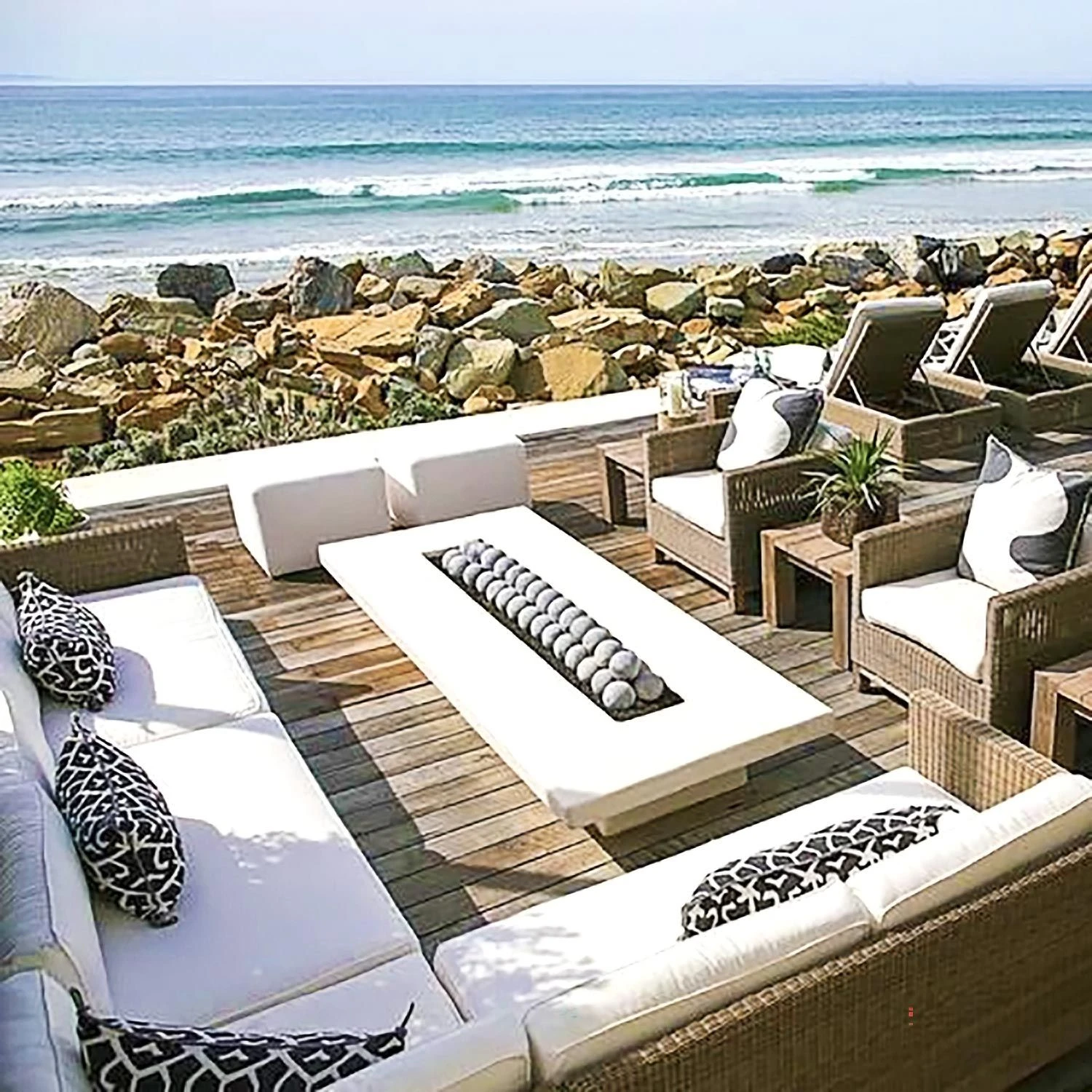 Rasmussen MFB-42-2 Massive Smooth FireBalls For 42-Inch Linear Burner, 8-Inch Diameter 3 Rasmussen MFB-42-2 Massive Smooth FireBalls For 42-Inch Linear Burner, 8-Inch Diameter - Image 3