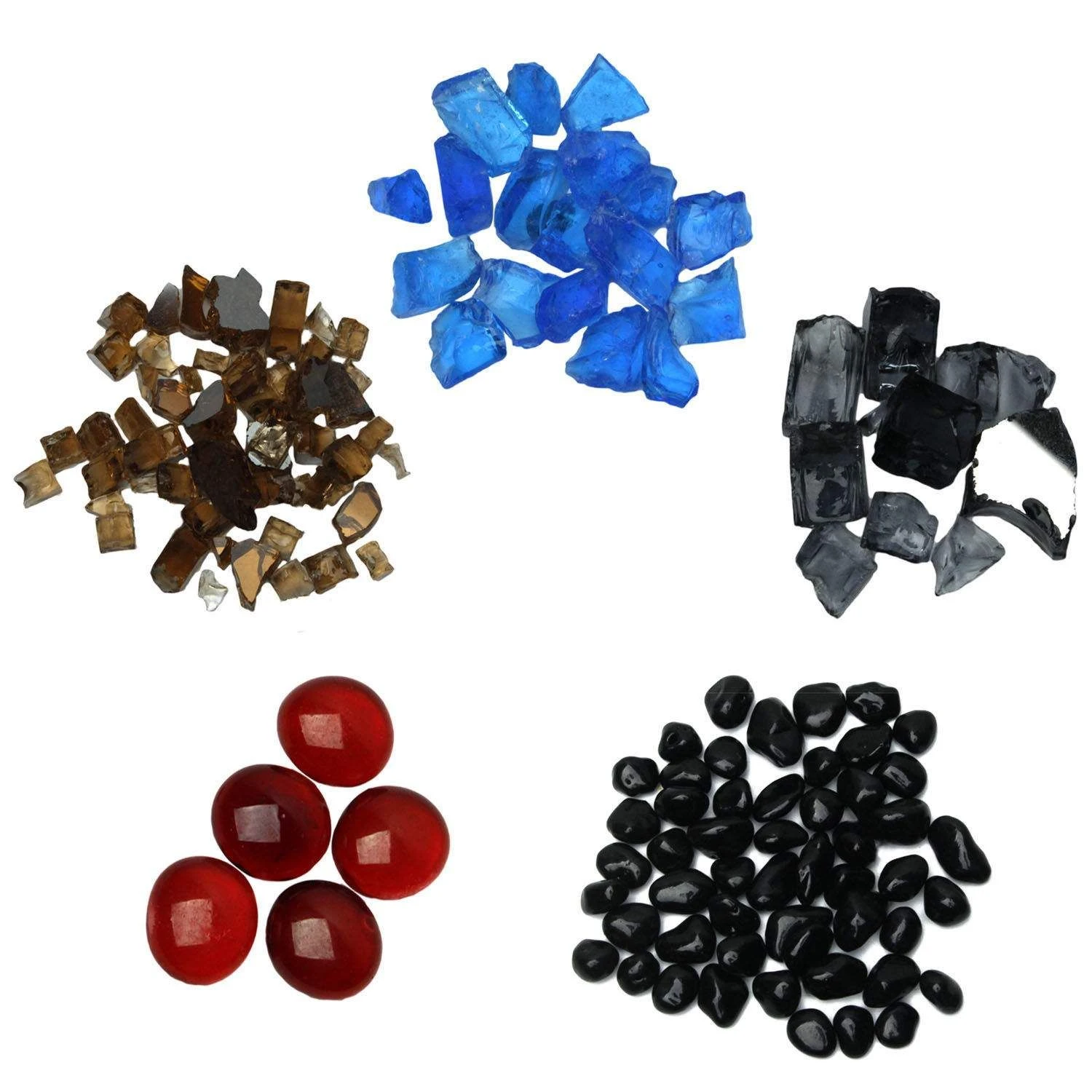 American Fire Glass Fire Glass Sample Pack, (Choose 5) 1 American Fire Glass Fire Glass Sample Pack, (Choose 5)