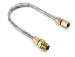 Dante Whistle-Free Stainless Steel Gas Flex Line, 3/4-Inch ID With 3/4-Inch FIP X 3/4-Inch MIP