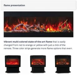 Sierra Flame By Amantii Freestand 26-Inch Smart Electric Fireplace -Heating Equipment Store fs 26 922 e 07 22