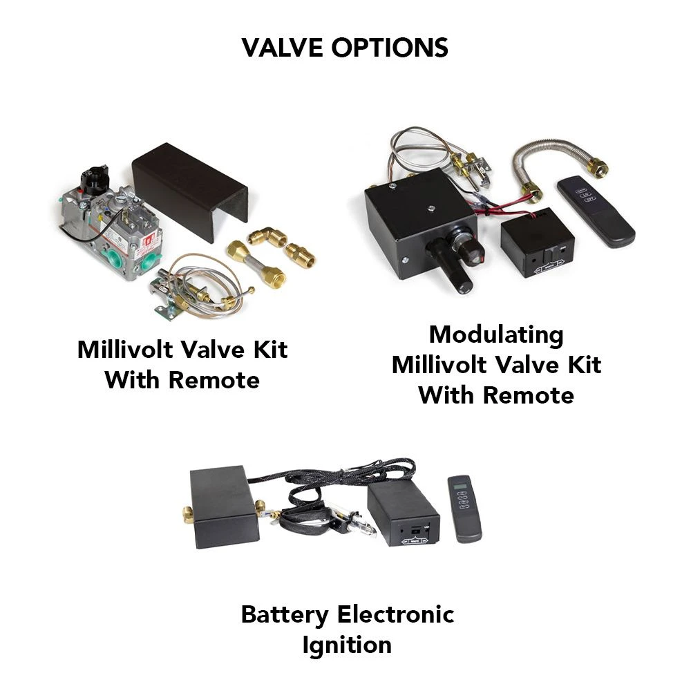 Grand Canyon Assembled H-Style Indoor Glass Burner With Remote And Media 3 Grand Canyon Assembled H-Style Indoor Glass Burner With Remote And Media - Image 3