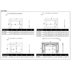 Napoleon GDIX3N-1 Oakville Series Electronic Ignition Direct Vent Gas Fireplace Insert -Heating Equipment Store gdix3 specs 2