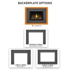 Napoleon GDIX4N-1 Oakville Series Electronic Ignition Direct Vent Gas Fireplace Insert 11 Napoleon GDIX4N-1 Oakville Series Electronic Ignition Direct Vent Gas Fireplace Insert -Heating Equipment Store gdix4 backerplate options 12 19
