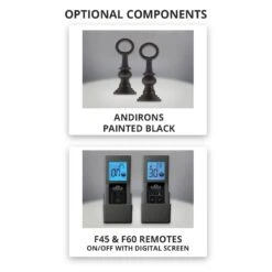 Napoleon GDIZC-NSB Inspiration ZC Series Millivolt Ignition Direct Vent Gas Fireplace Insert 12 Napoleon GDIZC-NSB Inspiration ZC Series Millivolt Ignition Direct Vent Gas Fireplace Insert -Heating Equipment Store gdizc component options 12 19