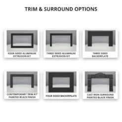 Napoleon GDIZC-NSB Inspiration ZC Series Millivolt Ignition Direct Vent Gas Fireplace Insert 11 Napoleon GDIZC-NSB Inspiration ZC Series Millivolt Ignition Direct Vent Gas Fireplace Insert -Heating Equipment Store gdizc trim and surround options 12 19