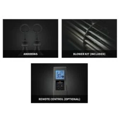 Napoleon GDS28-1NE Haliburton Electronic Ignition Direct Vent Gas Stove -Heating Equipment Store gds50 1nsb ls f 01 22 2