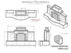 American Fyre Designs Grand Mariposa Outdoor Gas Fireplace 15 American Fyre Designs Grand Mariposa Outdoor Gas Fireplace -Heating Equipment Store grand mariposa specs