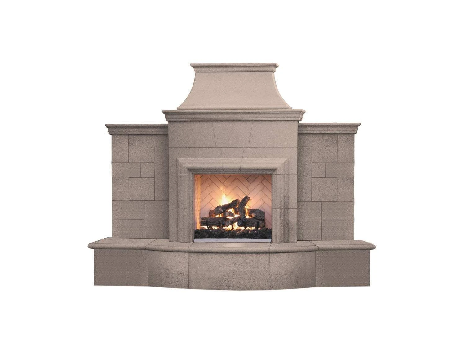 American Fyre Designs Grand Petite Cordova Outdoor Gas Fireplace 1 American Fyre Designs Grand Petite Cordova Outdoor Gas Fireplace