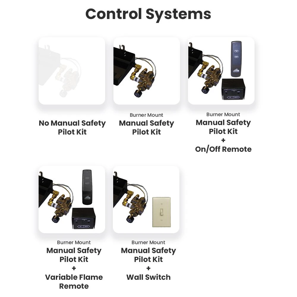 Hargrove 24-Inch Full Pan Vented Gas Fire Glass Set With Burner Kit (HGFG24-FPB) 4 Hargrove 24-Inch Full Pan Vented Gas Fire Glass Set With Burner Kit (HGFG24-FPB) - Image 4