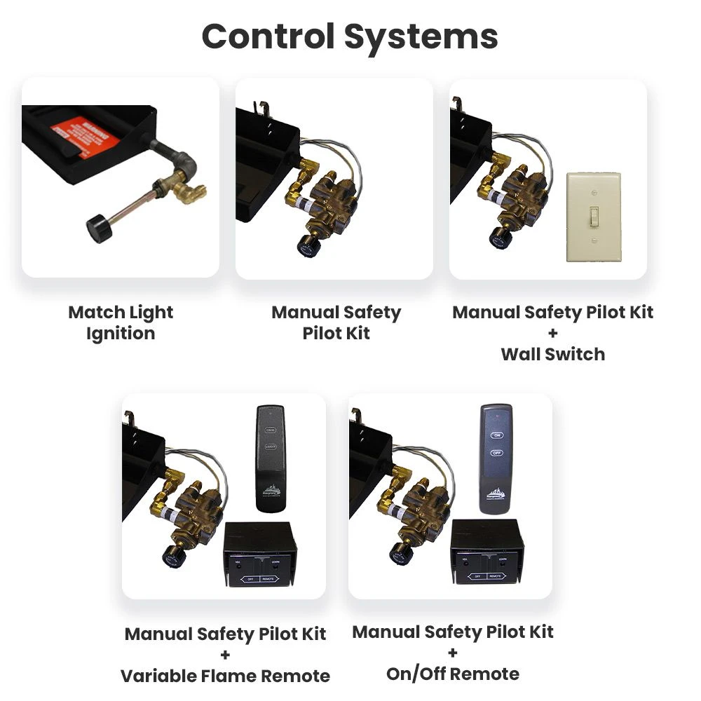 Hargrove Rustic Timbers Vented Gas Log Set With RGA/ANSI Certified Burner (HGRTSAA-EHB-RGA) 3 Hargrove Rustic Timbers Vented Gas Log Set With RGA/ANSI Certified Burner (HGRTSAA-EHB-RGA) - Image 3