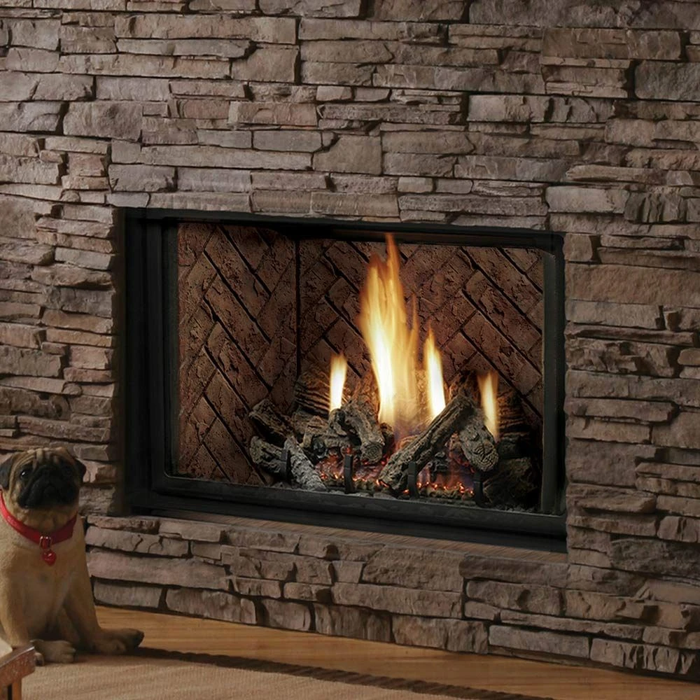 Kingsman HBZDV4228 42-Inch High Capacity Zero Clearance Dual Burner Direct Vent Gas Fireplace With Log Set 1 Kingsman HBZDV4228 42-Inch High Capacity Zero Clearance Dual Burner Direct Vent Gas Fireplace With Log Set