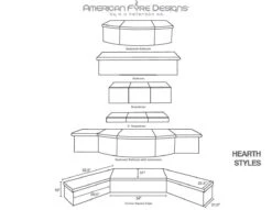 American Fyre Designs Petite Cordova Outdoor Gas Fireplace 13 American Fyre Designs Petite Cordova Outdoor Gas Fireplace -Heating Equipment Store hearth styles specs