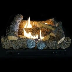 Empire White Mountain Hearth HLSxxR2 Refractory Kennesaw II Complete Ventless Fireplace Log Set