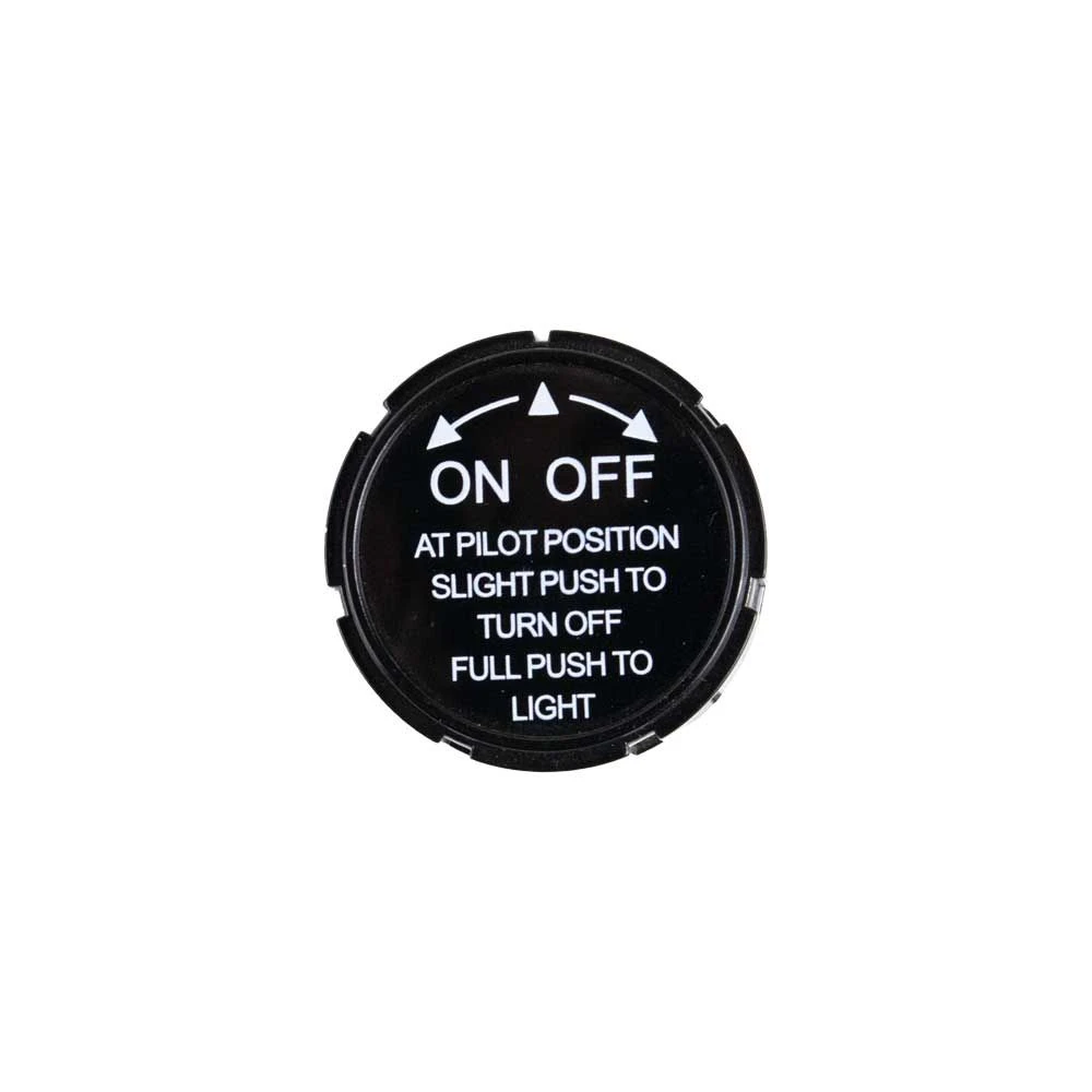 HPC Fire 111 Replacement Black Pilot Control Knob 1 HPC Fire 111 Replacement Black Pilot Control Knob