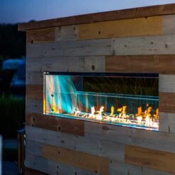 Firegear Kalea Bay Linear See-Through Outdoor Gas Fireplace, 36-Inch -Heating Equipment Store kalea bay ls8 1