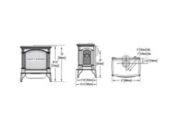 Napoleon Knightsbridge Direct Vent Cast Iron Gas Stove 15 Napoleon Knightsbridge Direct Vent Cast Iron Gas Stove -Heating Equipment Store knightsbridge dimensions