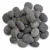 American Fire Glass Gray Lava Stone, 20 Pounds, Small 1/2-1 Inch
